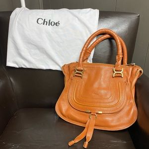 Chloe Marcie bag, raw-edge leather. Iconic bag at a budget friendly price!!